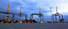 Image 1: DP World Automatic Stacking Cranes, Antwerp Gateway Image 1: DP World Automatic Stacking Cranes, Antwerp Gateway